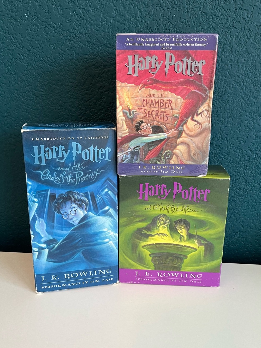 Harry Potter & the Half-Blood Prince CD’s & Order of the Phoenix Cassette Tapes